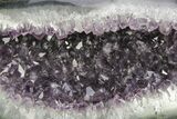 Sparkly, Dark Purple Amethyst Geode - Uruguay #275868-1